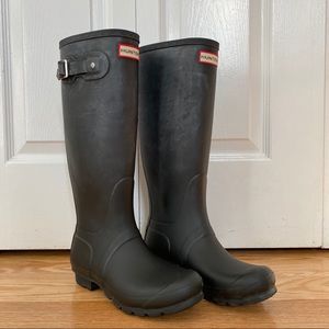 Tall Matte Hunter Boots